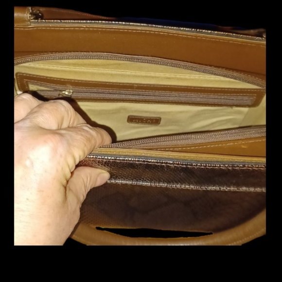 Miche Classic Base Handbag & Jen Classic Metallic Copper Reptile Print Shell Set - Picture 13 of 16